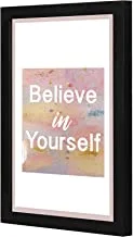 LOWHA LWHPWVP4B-368 Believe in youself Wall art wooden frame Black color 23x33cm By LOWHA
