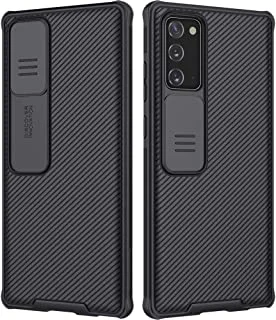 جراب Nillkin Samsung Galaxy Note 20 ، جراب واقٍ من CamShield Pro Slim Note 20 مع واقي الكاميرا للكمبيوتر الصلب وجراب هاتف مقاوم للخدش من مادة TPU رفيعة للغاية لهاتف Galaxy Note 20 مقاس 6.7 بوصات أسود فلكي