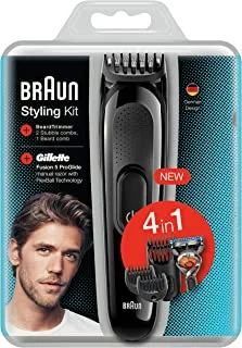 Braun SK3000 Styling Kit 4 in 1 Hair and Beard Trimmer For Men