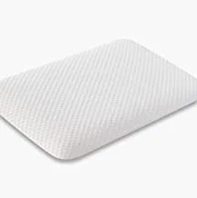 Memory Foam Pillow With Reversible Cooling Cover,Two-Sided For All-Season Comfort,Washable Zibber Cover,Standard 100% Memory Foam Size 65 X 36 X 12 cm, Off White, Large