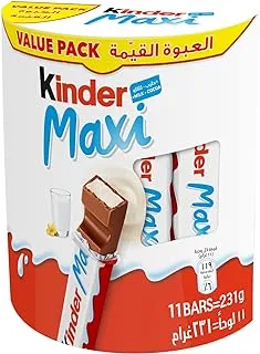 Kinder Milk Cocoa Chocolate, 11 Bar, 231g - Pack of 1