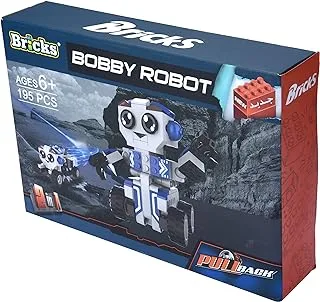 Bricks Blocks Bobby Robot, 1821066, 2 In 1, 195 Pieces