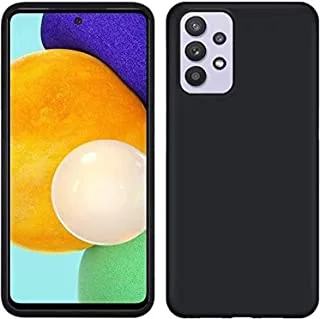 Samsung Galaxy A52 5G Case Cover Black Slim Fit for Soft TPU Back Cover Flexible Silicone Cover Matte Black for Samsung Galaxy A52 5G / A52 4G by Nice.Store.UAE