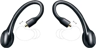 Shure Rmce-Tw1, Wireless Adapter For Shure Sound Isolating Earphones, Wireless Bluetooth Compatible, 8 Hours Battery Life, Comfortable Over Ear Fit, Black (Official KSA Version)