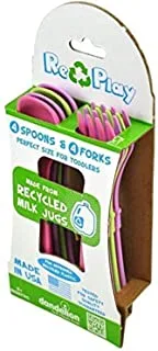 Re-Play Utensils - Spoons And Forks, Multicolor, Pack Of 8