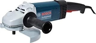 BOSCH - GWS 2000-230 angle grinder, 2000 Watt, 6500 rpm, 2300 rubber backing pad diameter, easily available spare parts