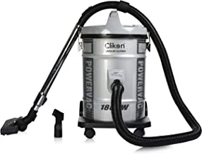 Clikon Vacuum Cleaner, 21 Liter, 1800W - Ck4012< Silver