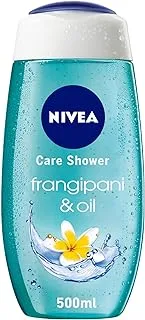 NIVEA Shower Gel Body Wash, Frangipani & Oil Caring Oil Pearls Frangipani Scent, 500ml