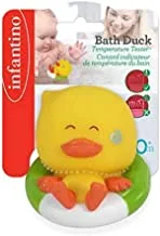 Infantino Bath Duck Squirt & Temperature Tester |Baby Bathing Toys|