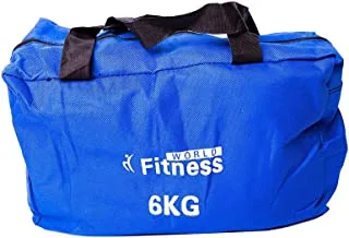 Fitness World Sand Weight Fo Hands And Feet 6Kg, Blue
