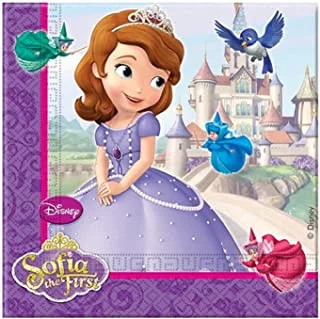 Disney Sofia The First Paper Napkins 20-Pieces