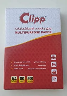 Clipp C/P A4/80g Rm500sht
