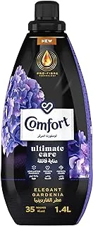 Comfort Ultimate Care, Concentrated Fabric Softener, For Long-Lasting Fragrance, Elegant Gardenia, Complete Clothes Protection, 1400Ml