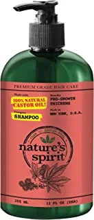 Nature's Spirit Pro-Growth Castor Oil Shampoo 12 Oz.