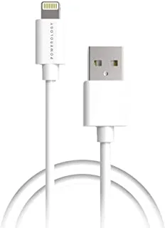 كابل باورولوجي USB-A إلى Lightning بطول 3 متر - أبيض