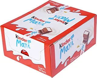 Palkk Kinder Chocolate Maxi Milk Chocolate Bars with Cream Filling - (Pack of 36)