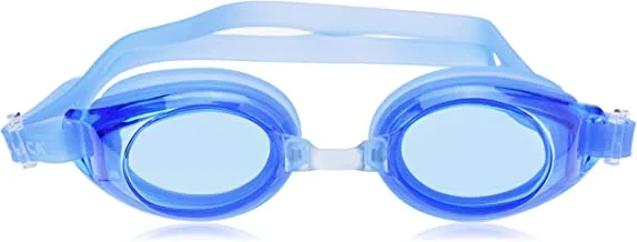 نظارة سباحة MESUCA للكبار ضد الضباب من Hirmoz ، نظارات سباحة رياضية عالية الجودة للسباقات - أزرق