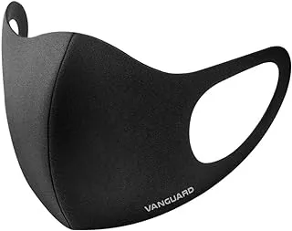 Viva Madrid Vanguard Smartcare Puro Anti-Bacterial Nano Zinc Mask - Black (Large)