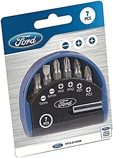Ford Tools S2 Screwdriving Bits Set, 25 mm, FPTA-01-0008, 7 Pieces