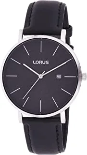 Lorus Classic Mens Analog Quartz Watch With Leather Bracelet Rh901Lx9