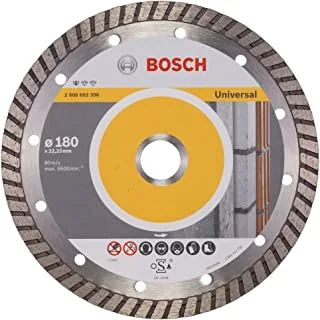 BOSCH - Standard For Universal Turbo diamond cutting disc, For small angle grinders, 1 piece, 180 mm Diameter