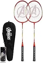 Joerex Badminton Racquet MARVEL IRON MAN By Hirmoz - Size 26, Multi Color