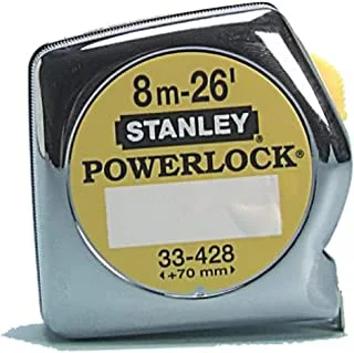 Stanley Powerlock Measuring Tape, 8 Meter Size