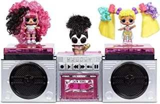 LOL SURPRISE REMIX Pets 9 Surprises, Real Hair Includes Music Cassette Tape with Surprise Song Lyrics, Accessories, Dolls