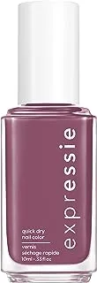 essie expressie Quick Dry Nail Polish, Get A Mauve On, Purple, 10 ml