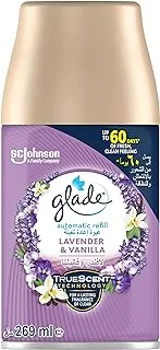 Glade Automatic Air Freshener Spray Refill with Lavender & Vanilla Scent, 269ml