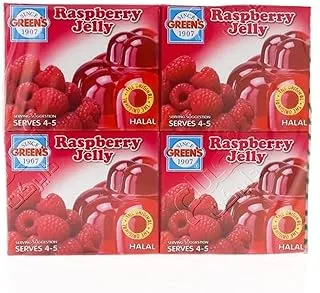 Green Raspberry Jelly, 12 X 80G - Pack of 1