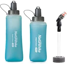 مجموعة زجاجات لينة مضادة للبكتيريا CP01 و CP02 من Naturehike - أزرق ، 420 مل