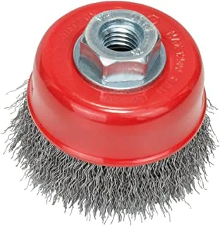 BOSCH - Cup brush crimped steel, For large steel surfaces, 1 piece, 70 mm Diameter