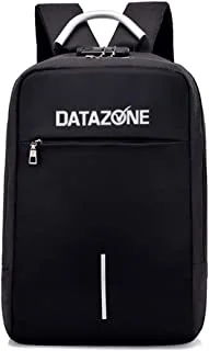 Datazone anti-theft backpack for college students, school students, short trip backpack, black color, DZ-BP2060