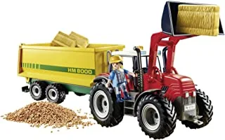 Playmobil 70131 Country Farm Tractor مع مقطورة تغذية