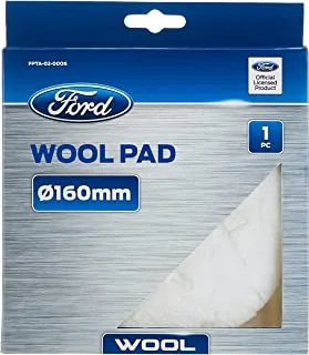 Ford tools wool pad car polisher lambs wool polishing pad attachment, 160 mm, fpta-02-0006