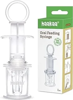 Haakaa Baby Oral Feeding Syringe for Liquid Feeding with Pacifier Head
