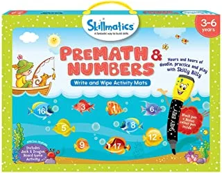 Skillmatics Educational Game: PreMath and Numbers 3-6 Years - Pack of 1