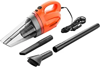 Lawazim Heavy Duty Vacuum Cleaner With Stainless Steel Filter 150W, Orange/Black, 01-7600-01