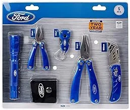 Ford Fht0121 Multi Tool, Knife And Led Light 5 In 1 Set