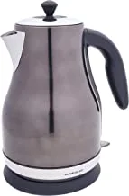 ALSAIF 1.7Liter 2200W Electric Cordless Kettle Stainless Steel Body, Silver E91646/2 2 Years warranty