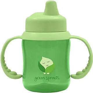 Non-Spill Sippy Cup-Green-6/12Mo 1 Count (Pack of 1)