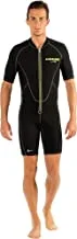 Cressi Men's & Ladies; Full Front Zip Wetsuit for Swimming, Snorkeling, Scuba Diving - Lido Short: designed in Italy