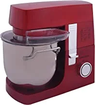 ALSAIF 6.7L 800W Electric Stand Mixer With LED Light, 8 Speed Control with Pulse, S/S Bowl, 3 Tools Beater, Balloon Whisk, Dough Hook, Removable S/S bowl, Red E02204 2 Years warranty