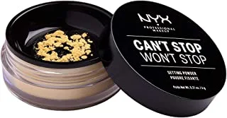 Nyx Professional Makeup, Can'T Stop Won'T Stop Setting Powder - Banana 06