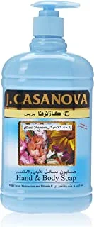 Casanova Hand & Body Soap, Classic Fragrance - 500 ml