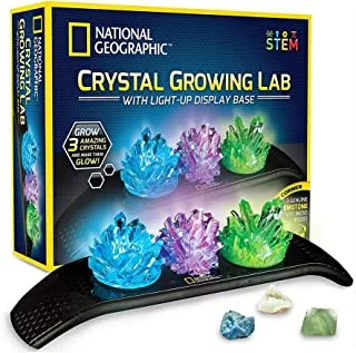 Crystal Growing Lab with Light up Display Base