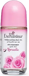 Enchanteur Romantic Roll On, 48 Hours Odour Protection, Anti-Perspirant, 50 ml