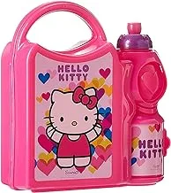 Stor Top Handle Hello Kitty Hearts Bottle Set