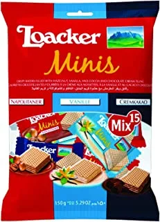 Loacker Classic Minis Mix Wafer, 150 g